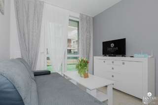 Апартаменты Jantar Apartamenty - Port Rybacki Колобжег Апартаменты с 1 спальней и видом на сад (4 взрослых)-5